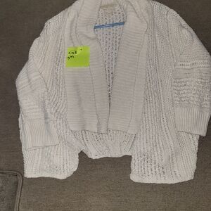 20% Off 2 Or More Items Sw8 Women's White Knit Sweater